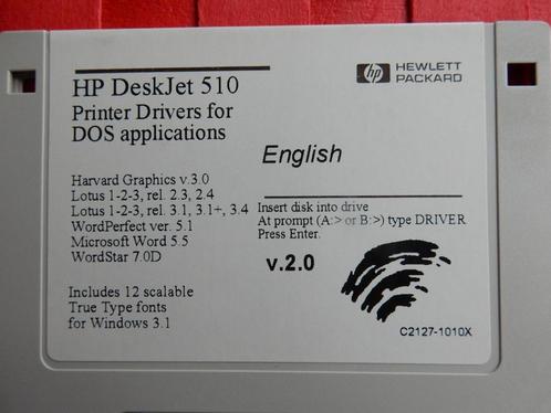 Drivers for HP vintage printers, Computers en Software, Besturingssoftware, Gebruikt, Windows, Ophalen of Verzenden