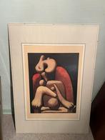 Moderne kunst reproductie in groot kader, Antiek en Kunst, Ophalen