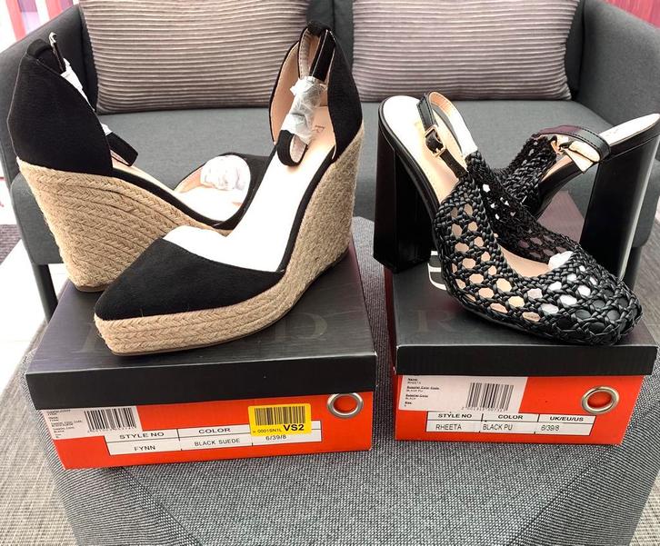 Lot de 2 paires de chaussures, Kleding | Dames, Schoenen, Nieuw, Zwart, Ophalen