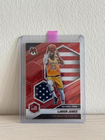 LeBron James 2020 Panini Mosaic Red Wave Refractor beschikbaar voor biedingen