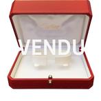 Écrin Cartier authentique rouge et or – boîte montre vintage, Overige merken, Gebruikt, Ophalen of Verzenden, Goud