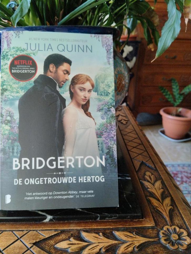 Julia Quinn - De ongetrouwde hertog, Livres, Littérature, Envoi