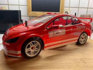 Tamiya carrosserie 307 wrc plus jantes et pneus rallye mst beschikbaar voor biedingen