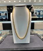 18k geel goud rope ketting, Handtassen en Accessoires, Kettingen, Ophalen, Nieuw, Geel, Goud