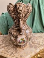 Beige/bruine Italiaanse vaas (37 cm hoog), Antiek en Kunst, Ophalen