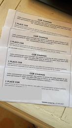 E billet ciné CGR validité 07/09/25, Tickets en Kaartjes, Overige Tickets en Kaartjes, Drie personen of meer