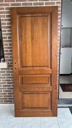 Binnendeur (vol eik), Doe-het-zelf en Bouw, Deuren en Vliegenramen, Ophalen, Binnendeur, Zo goed als nieuw, 200 tot 215 cm