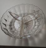 Vintage glazen relish schaal 3 delig, Enlèvement
