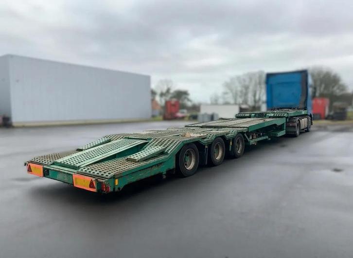 Rolfo *Voertuigtransporttrailer*Ptac34t (bj 1996), Autos, Camions, Entreprise, Remorques et Semi-remorques, Autres carburants