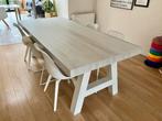 Tafel + 6 stoelen, Huis en Inrichting, Tafels | Eettafels, Ophalen, Zo goed als nieuw