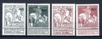 92/95 MH* 1911 - Caritas met opdruk 1911, Ophalen of Verzenden, Postfris, Spoor van plakker