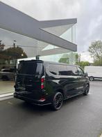 Ford Transit Custom 2024 automaat 170pk L2H1 leder camera cr, 207 g/km, 4 cilinders, 2500 kg, Zwart