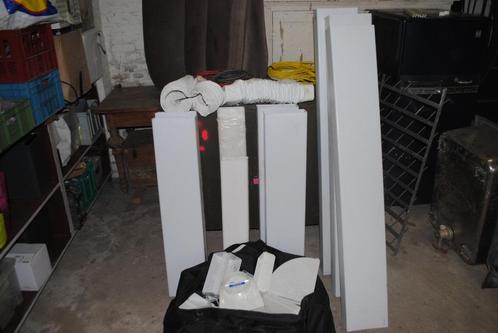 Conduit de ventilation en PVC rigide et souple, en vrac., Doe-het-zelf en Bouw, Ventilatie en Afzuiging, Nieuw, Ventilator en Afzuiger
