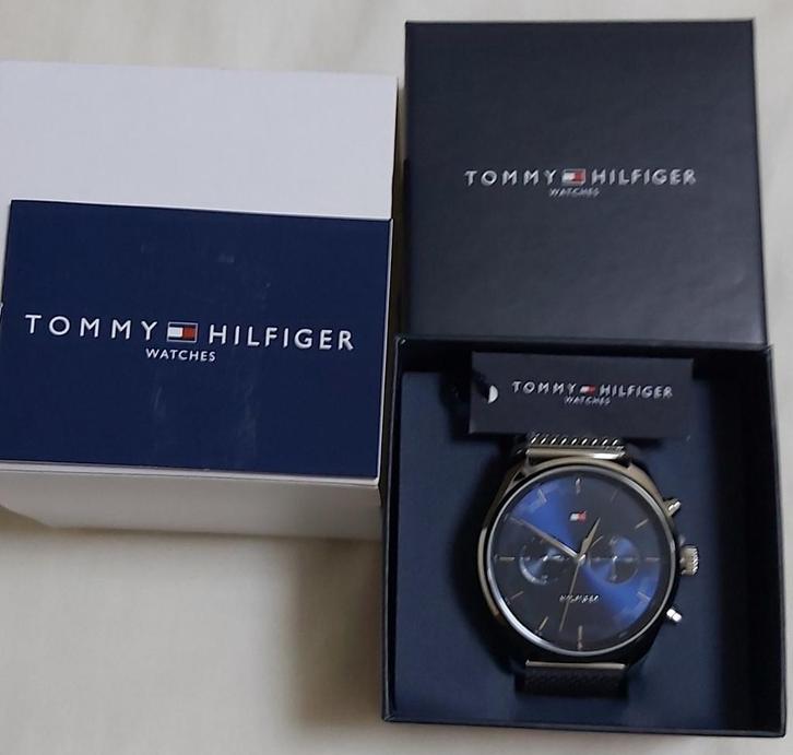 Tommy Hilfiger TH1710420 horloge Zilver Origineel NIEUW, Handtassen en Accessoires, Horloges | Heren, Nieuw, Polshorloge, Zilver