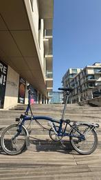 Brompton blauwe S6L dynamo SON sportversie 6 versnellingen, Fietsen en Brommers, Ophalen, Brompton, 14 tot 16 inch, Versnellingen
