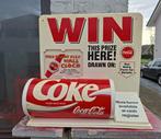 Coca cola reclame display vintage retro reclamebord, Verzamelen, Ophalen of Verzenden, Gebruikt, Reclamebord