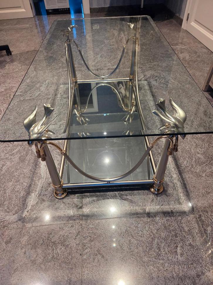 2 salontafels set - Italian vintage, Huis en Inrichting, Tafels | Salontafels, Zo goed als nieuw, Minder dan 50 cm, 50 tot 100 cm