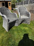 Tuinstoel wicker (2 stuks), Ophalen, Overige materialen, Gebruikt, Twee