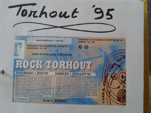 Oude tickets Torhout-Werchter, Verzamelen, Overige Verzamelen, Gebruikt, Ophalen of Verzenden
