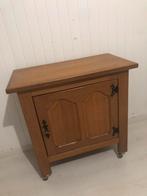 Acien meuble en chêne avec rehausse pour tele, Enlèvement, Utilisé, Chêne