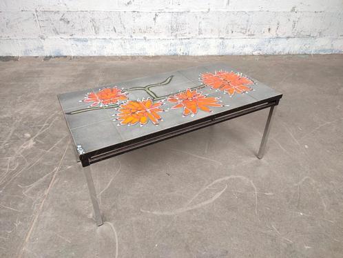 Vintage Adri salontafel met tegels, Antiek en Kunst, Antiek | Meubels | Tafels, Ophalen