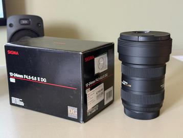 Sigma Ultragroothoek Lens 12-24 (Canon) beschikbaar voor biedingen
