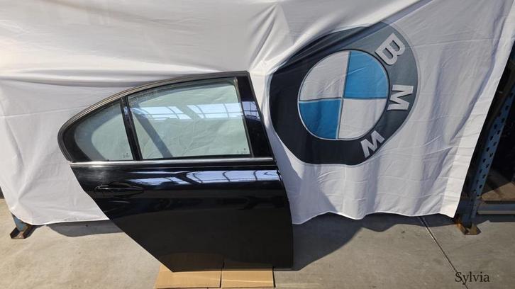 Deur portier rechts achter BMW 3 serie F30 F80 + LCI Schwarz, Auto-onderdelen, Carrosserie, Deur, Gebruikt, Ophalen of Verzenden