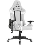 Gamestoel Oversteel, Huis en Inrichting, Bureaustoelen, Ophalen, Zo goed als nieuw, Grijs, Gaming bureaustoel