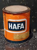 Vintage blik vet HAFA, Ophalen of Verzenden, Zo goed als nieuw, Verpakking