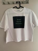 Witte t shirt met tekst, Kleding | Dames, Tally Weijl, Wit, Ophalen of Verzenden, Zo goed als nieuw