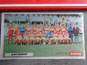 AUTOCOLLANT DU FOOTBALL FC ANTWERP SAMO CHIPS, rare, années 