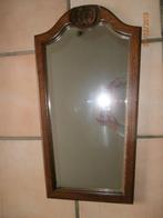 Miroir avec encadrement en chêne., Ophalen, Overige vormen, Minder dan 50 cm, Minder dan 100 cm
