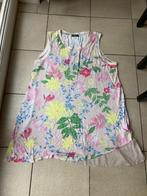 Nieuwe gebloemde lange top / korte jurk - maat 52, Kleding | Dames, Grote Maten, Ophalen of Verzenden, Nieuw, Jurk