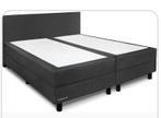 Boxspring, Huis en Inrichting, Ophalen, Gebruikt, Tweepersoons, Grijs