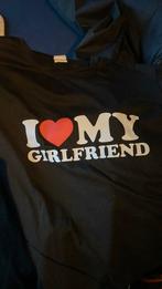 I ️ My girlfriend shirt, Maat 52/54 (L), Zwart, Ophalen