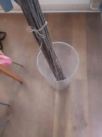 Decoratieve vaas met hout, Huis en Inrichting, Woonaccessoires | Vazen, Ophalen of Verzenden