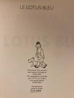 Kuifje Lotus blauw ingekleurd+stempel+genummerd, Meerdere stripboeken, Nieuw