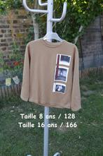 tee shirt brun , manches longues , taille 16 ans, Ophalen of Verzenden, Nieuw, Jongen of Meisje, Trui of Vest