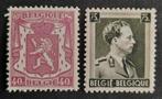 België: OBP 479/80 ** Staatswapen en open kraag 1938., Postzegels en Munten, Postzegels | Europa | België, Koninklijk huis, Frankeerzegel