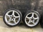4 jantes Porsche en aluminium d'origine avec pneus d'hiver, Pneus hiver, Véhicule de tourisme, 18 pouces, Enlèvement