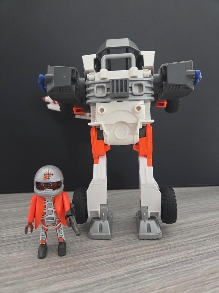 Playmobil-robot „Spion-teamleider met robotmecha”., Kinderen en Baby's, Speelgoed | Playmobil, Zo goed als nieuw, Ophalen