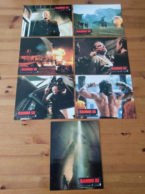Foto's van de exploitatie van de bioscoop Rambo 3 Stallone., Verzamelen, Film en Tv, Zo goed als nieuw, Ophalen