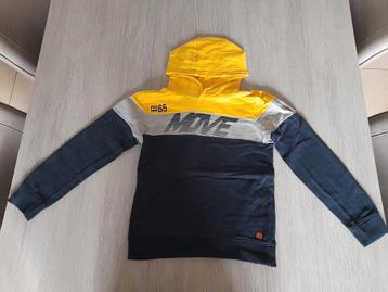 Donker blauw/geel hoedie Orange Stars 140/146 beschikbaar voor biedingen