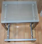 Ensemble de deux tables gigognes, Ophalen, Minder dan 55 cm, Zo goed als nieuw, Rechthoekig