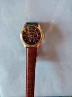 Montre homme " Daniel Hechter ", Leer, Staal, Polshorloge, Nieuw