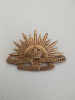 Cap badge Australië WO2, Enlèvement ou Envoi