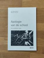 Jan Masschelein - Apologie van de school, Ophalen of Verzenden, Zo goed als nieuw, Jan Masschelein; Maarten Simons