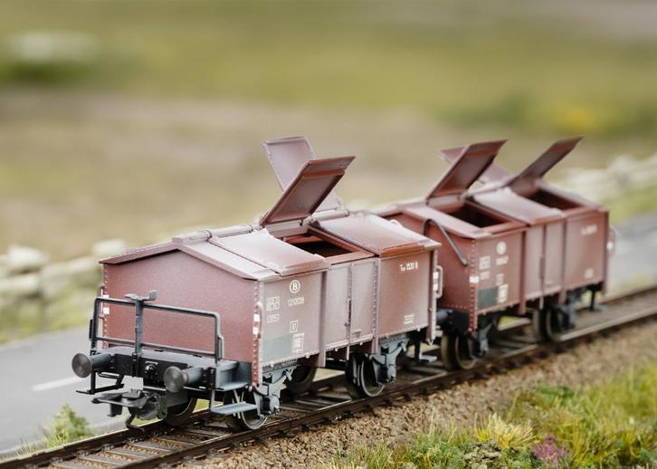 NMBS SNCB | Märklin 46018 | Cargo Klapdekselwagen Set van 2, Hobby en Vrije tijd, Modeltreinen | H0, Nieuw, Treinset, Wisselstroom