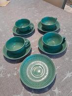 Royal Boch Vienne 4 Grandes Tasses Vert Céladon, Enlèvement ou Envoi