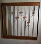 vintage wandkapstok met spiegel, Ophalen, Wandkapstok